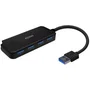 Aisens Hub USB 3.0 A106-0713 4 Puertos Negro 15cm